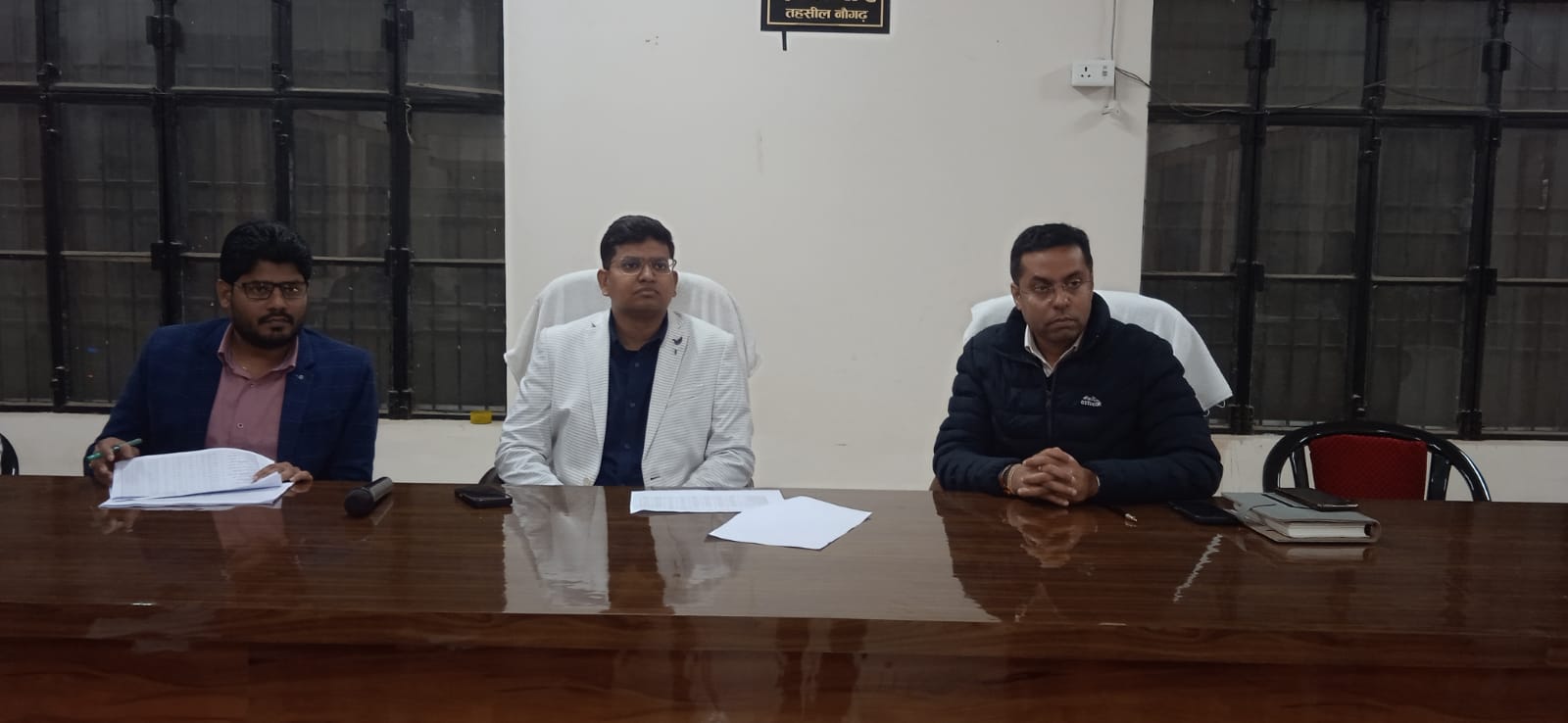 SIR को लेकर जिलाधिकारी की नौगढ़ में baithak