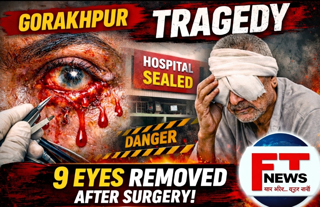 गोरखपुर में मोतियाबिंद ऑपरेशन बना त्रासदी 30 मरीजों में 18 को गंभीर संक्रमण, 9 की आंखें निकालनी पड़ीं; अस्पताल सील, मजिस्ट्रियल जांच शुरू