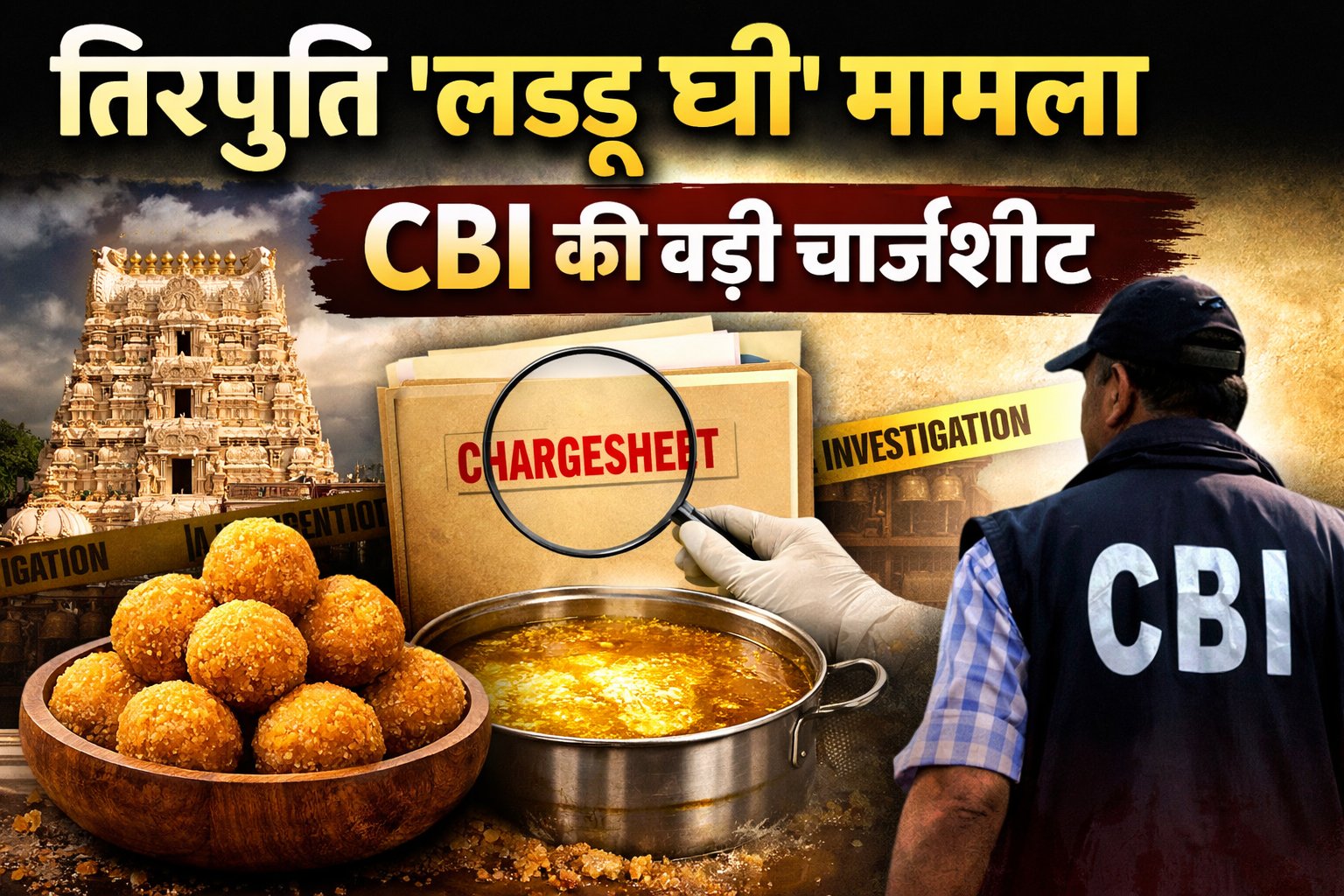 तिरुपति लड्डू घी प्रकरण: CBI की चार्जशीट से उठा आस्था और व्यवस्था पर बड़ा सवाल